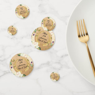Confettis pour le 50e anniversaire