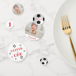 Confettis Premier Anniversaire Soccer Ball Photo Anniversair