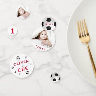 Confettis Premier Anniversaire Soccer Ball Photo Anniversair