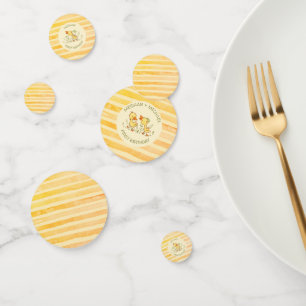 Confettis Première fête d'anniversaire des jumeaux canetons
