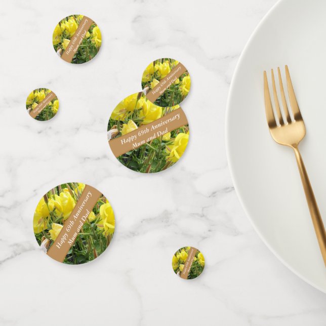 Confettis Primrose du soir du 69e anniversaire (Groupe)