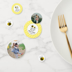 Confettis Qu'est-ce que Baby Bee ? Photo du parti de révélat