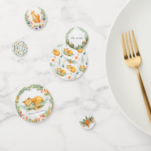 Confettis Renard des bois Fête des animaux forestiers