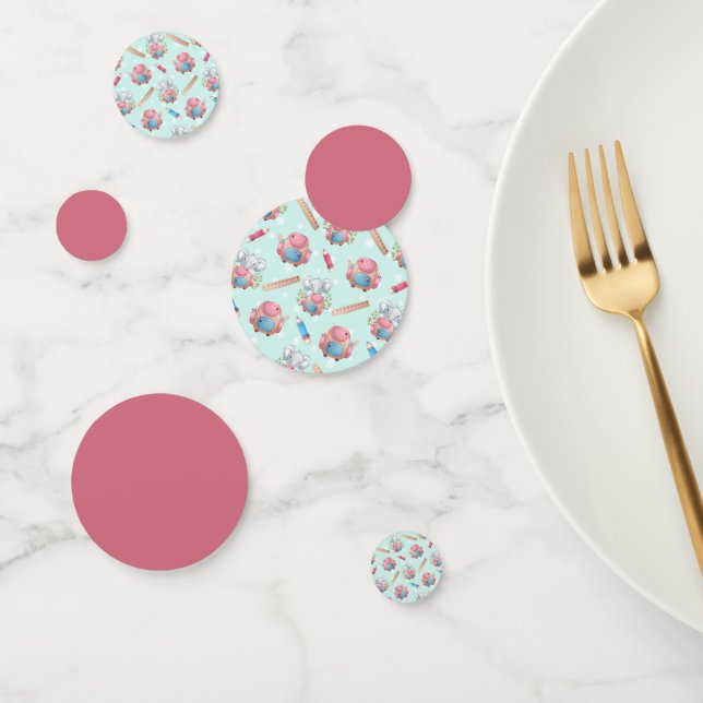 Confettis Retour à l'école Motif éléphant (Groupe)