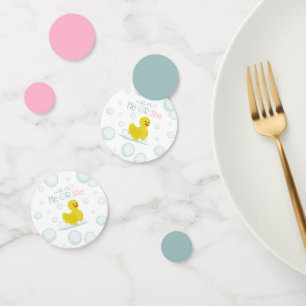 Confettis Révélez les bulles de canards en caoutchouc