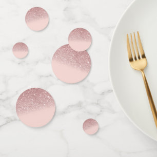 Confettis Rose Gold Pailleté Blush Rose Ombré