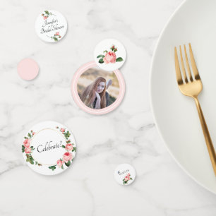 Confettis Rose rose blush personnalisée