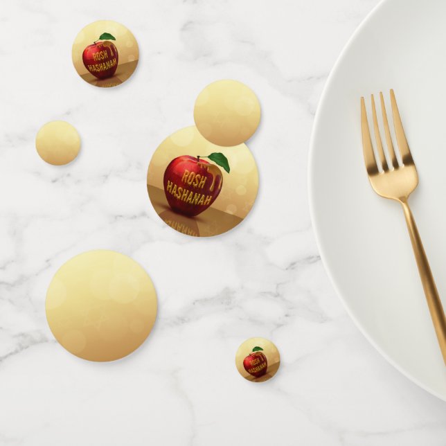 Confettis Rosh Hashanah Juif Nouvel An Honey Apple (Groupe)