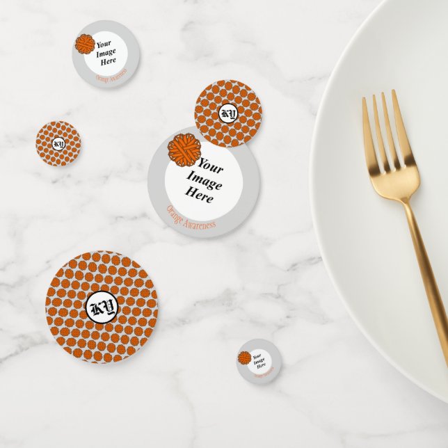 Confettis Ruban aux fleurs orange par Kenneth Yoncich (Groupe)