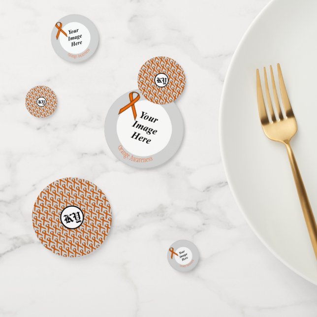 Confettis Ruban orange standard par Kenneth Yoncich (Groupe)