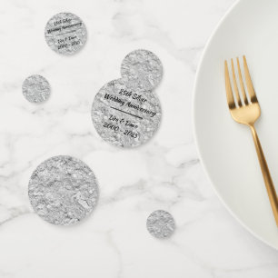 Confettis Silver Stone 25th Silver Wedding Anniversary