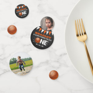 Confettis Slam Dunking The Big One Basketball 1er annivers