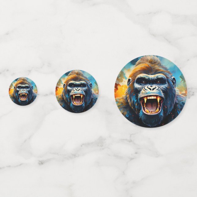 Confettis Smiling gorilla (Devant)