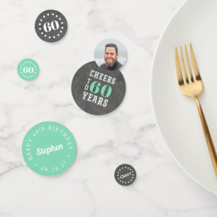 Confettis Soirée d'anniversaire fête personnalisée