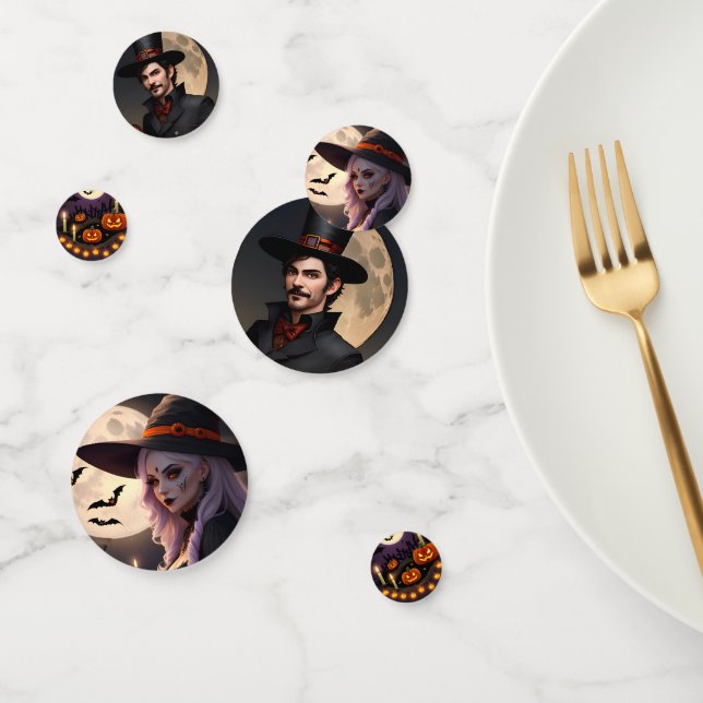 Confettis Sorcières et démonistes Halloween (Groupe)