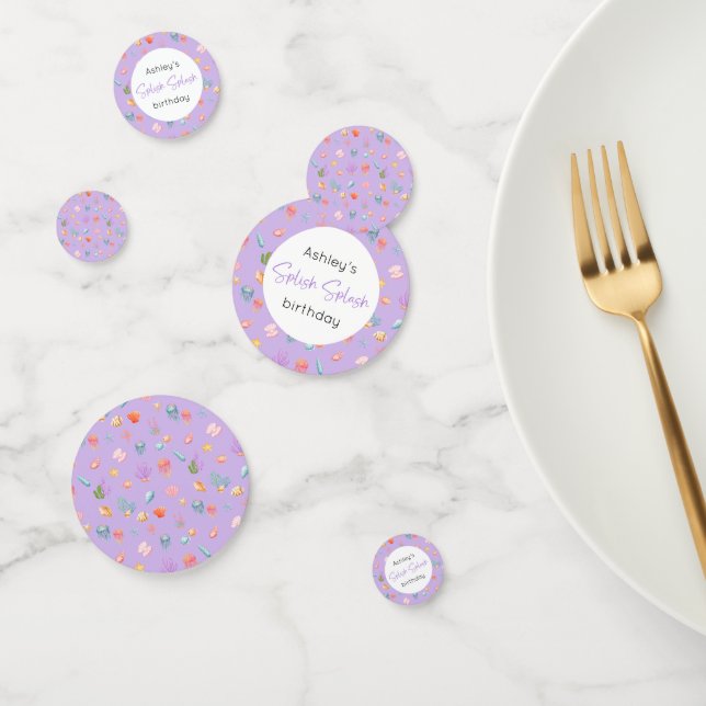 Confettis Sous la mer Anniversaire (Groupe)