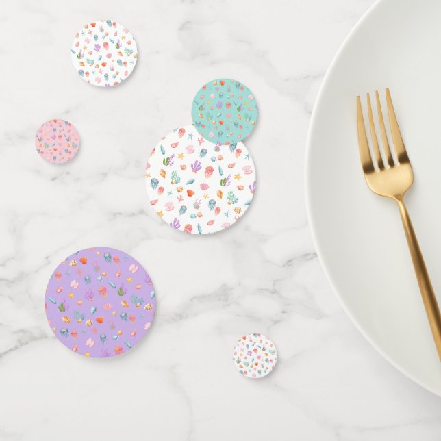 Confettis Sous la mer Anniversaire (Groupe)