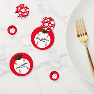 Confettis Sports du Baseball Graduation Party