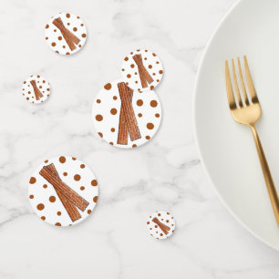 Confettis Sugary Churro Fried Pâtisserie Pâtisserie Espagnol