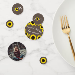 Confettis Sunflowers Country Graduation Party