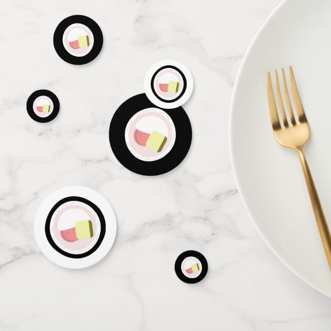 Confettis Sushi Roll Saumon Birthday Restaurant (Groupe)