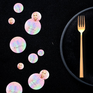 Confettis Sweet 16 photo rose parties scintillant goutte pho