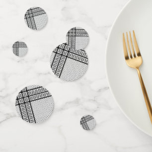 Confettis Symbole Keffiyeh de la Palestine Motif de résistan