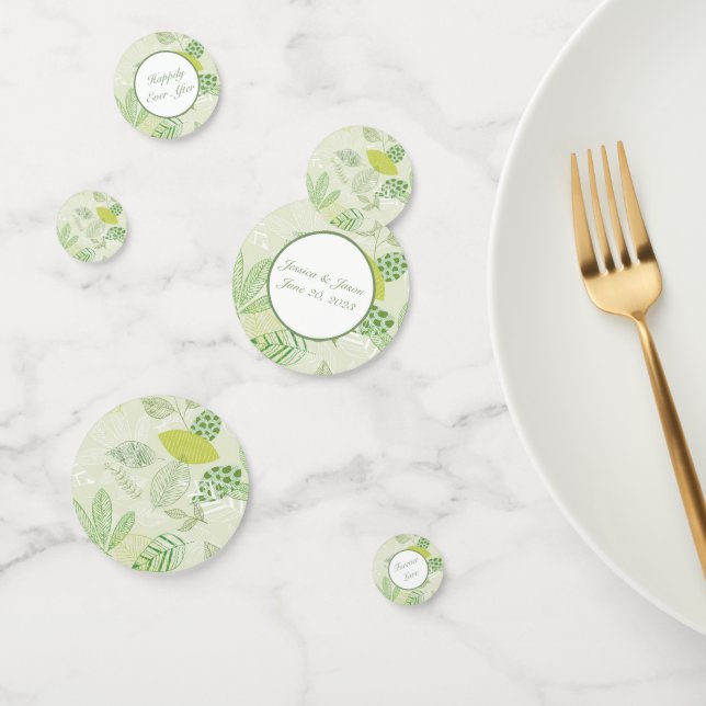 Confettis Table Confetti-Confetti de mariage personnalisé (Groupe)