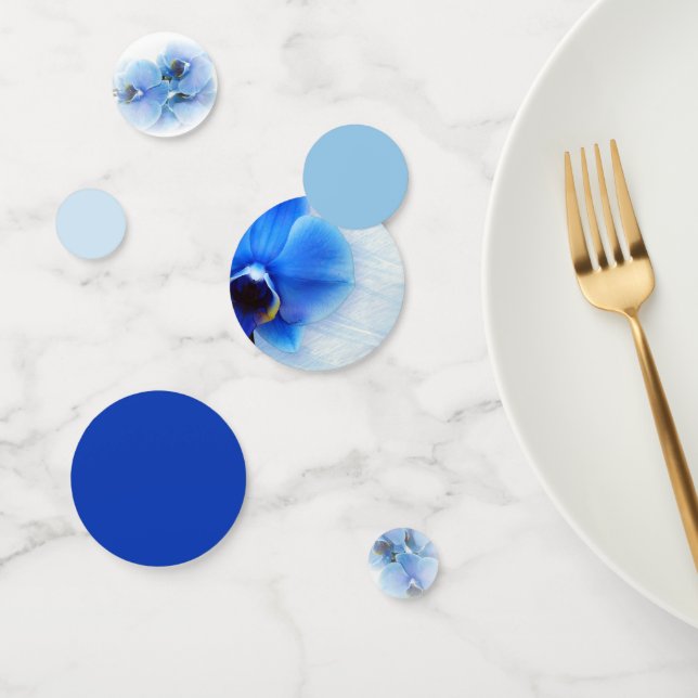 Confettis Table d'accueil de mariage florale orchidée modern (Groupe)