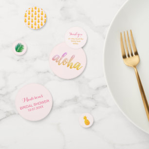 Confettis Table de mariage modifiable Aloha