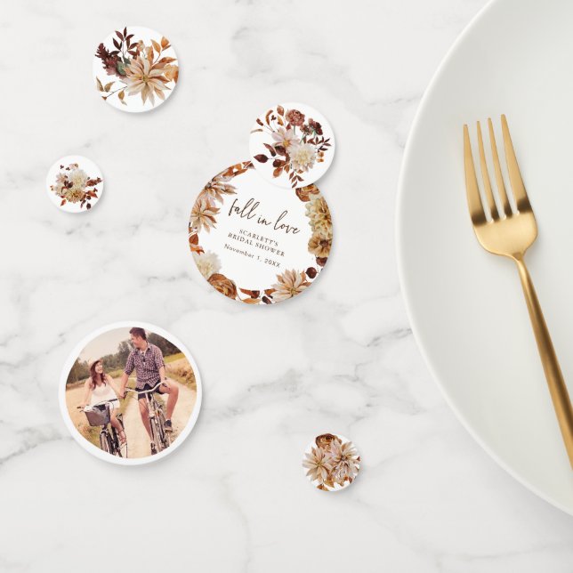 Confettis Table de photo d'automne (Groupe)