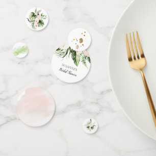 Confettis Table Fleurie Rose Tropical Blush