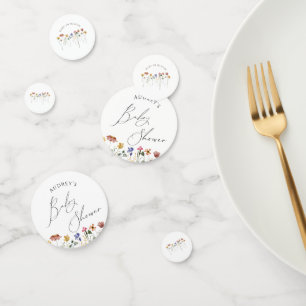 Confettis Tableau Fleur sauvage coloré