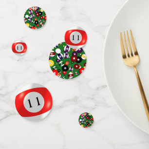Confettis Tablefetti - Billard et 11 Ball