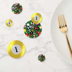Confettis Tablefetti - Billard et 1 balle
