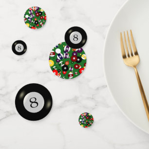 Confettis Tablefetti - Billard et 8 balles