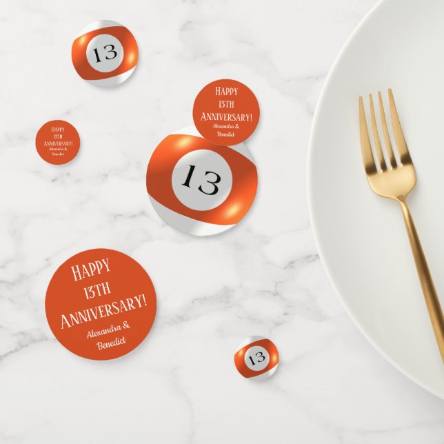 Confettis Tablefetti - Treize boules (Groupe)