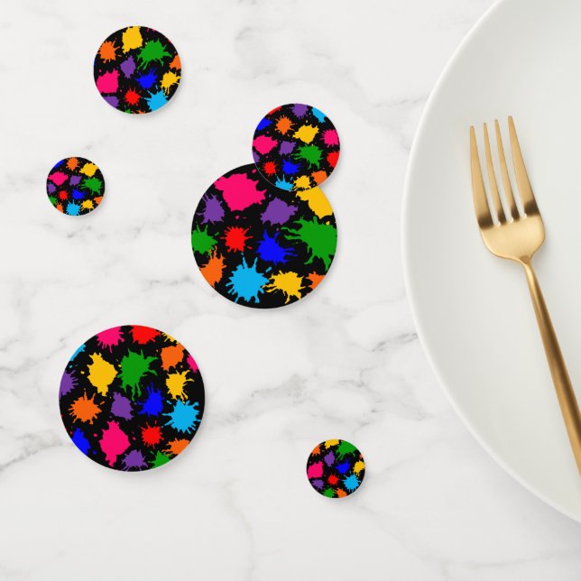 Confettis Tache de Peinture (Groupe)