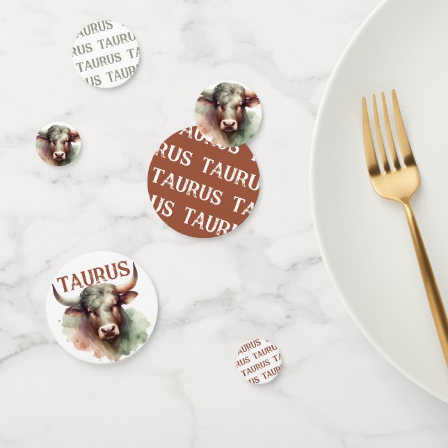 Confettis Taurus Zodiac Thématique fête d'anniversaire (Groupe)