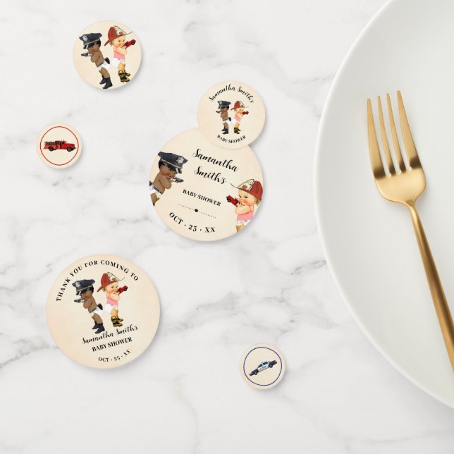 Confettis Thank You for Coming Little Recruit Baby Shower (Groupe)