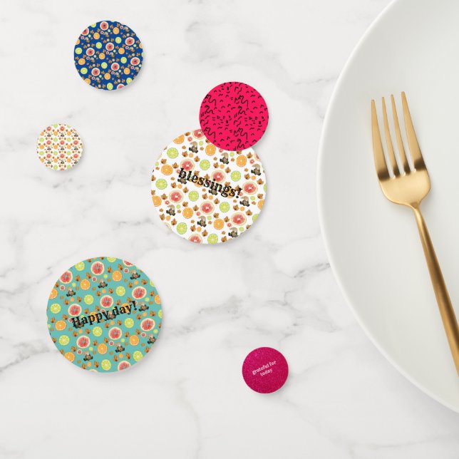 Confettis Thanksgiving happy Fall Farmhouse  (Groupe)