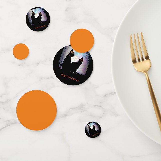 Confettis Thanksgiving Kitties (Groupe)