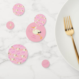 Confettis thème baby shower fille