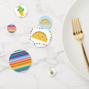 Confettis Thème Taco décoration de fêtes à thème de la fêt