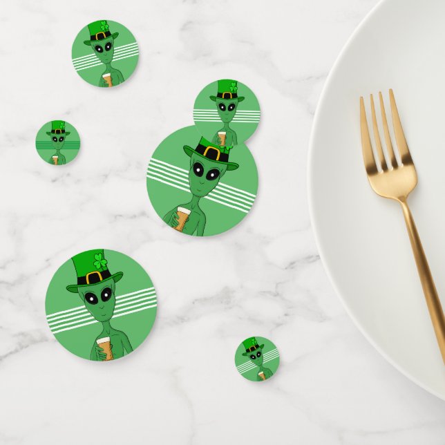 Confettis Un Alien de St. Patrick (Groupe)