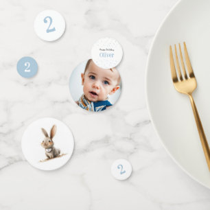 Confettis Un Anniversaire de enfant Bleu Bleu Bleu Mou De La