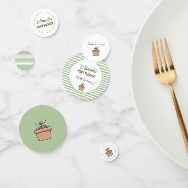 Confettis Un petit ruisseau sur la table du chemin (Groupe)