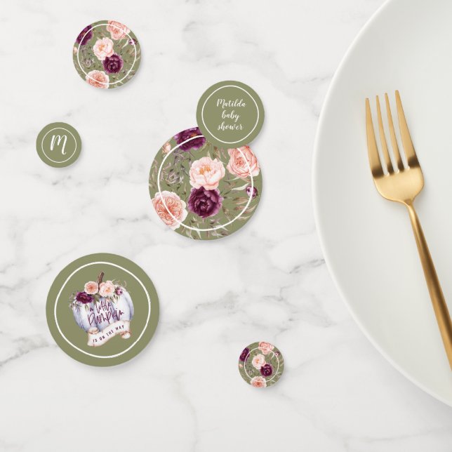 Confettis Un peu de décoration baby shower citrouille (Groupe)