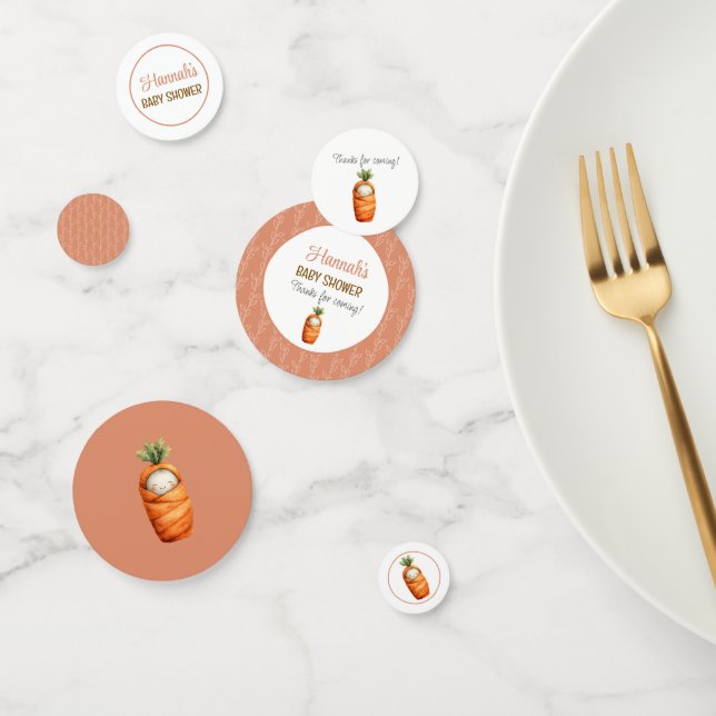 Confettis Une petite pousse sur la table de chemin (Groupe)