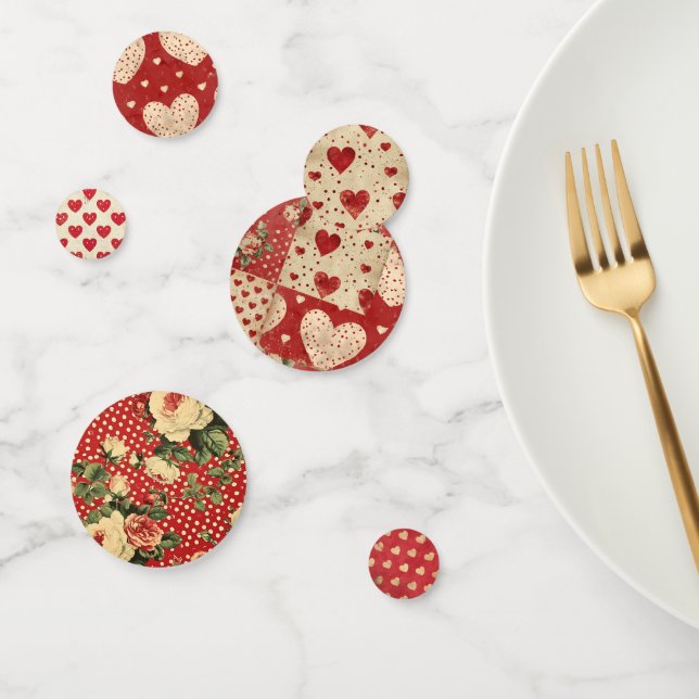 Confettis Vintage shabby chic (Groupe)